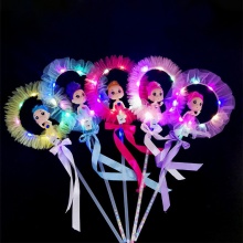 网红同款星空球魔法棒 闪光波波球发光玩具地摊货源LED发光棒