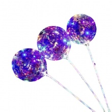网红透明波波球 发光波波球 摆摊地推夜市扫码 波波球