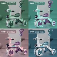 新款儿童三轮车脚踏车1-6岁宝宝脚蹬自行车宝宝滑行车婴幼儿童车