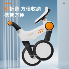 儿童三轮车脚踏车多功能四合一推车宝宝溜娃幼儿平衡单车可手推
