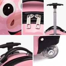 2023儿童拉杆箱男女小型行李箱蛋壳万向轮3D可爱旅行箱儿童双肩包