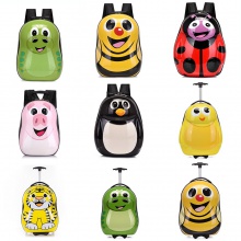 2023儿童拉杆箱男女小型行李箱蛋壳万向轮3D可爱旅行箱儿童双肩包