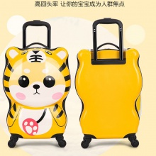 logo印制新款立体小老虎旅行箱18寸卡通小学生行李箱儿童 拉杆箱