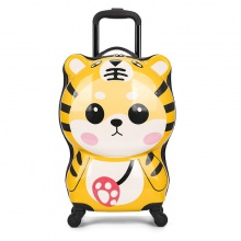 logo印制新款立体小老虎旅行箱18寸卡通小学生行李箱儿童 拉杆箱