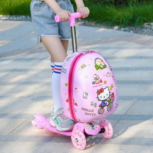 儿童拉杆箱批发 卡通可爱滑板行李箱 大容量学生拉杆书包活动礼品