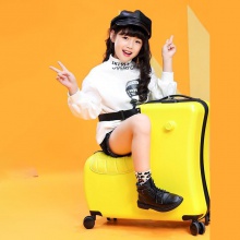 儿童行李箱可坐骑拉杆箱24寸可坐骑旅行箱男女宝宝行李箱