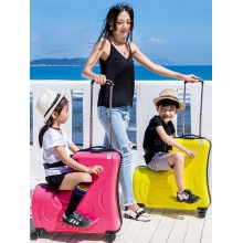 儿童行李箱可坐骑拉杆箱24寸可坐骑旅行箱男女宝宝行李箱