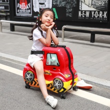 儿童坐骑行李箱拉箱万向轮拉杆箱网红卡通可爱旅行箱