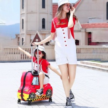 小黄鸭拉杆箱儿童行李箱可坐骑拉杆箱木马万向轮儿童密码箱拉杆箱