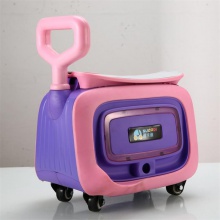 儿童带行李箱的滑板车旅行箱男女孩宝宝可坐可骑溜溜车三合一童车