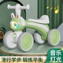 新款儿童平衡车无脚踏1-3岁幼儿滑行车四轮宝宝滑步