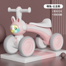 新款儿童平衡车无脚踏1-3岁幼儿滑行车四轮宝宝滑步