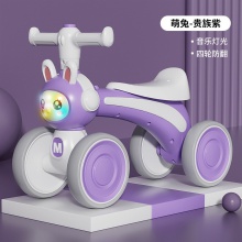 新款儿童平衡车无脚踏1-3岁幼儿滑行车四轮宝宝滑步