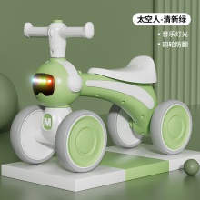 新款儿童平衡车无脚踏1-3岁幼儿滑行车四轮宝宝滑步