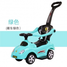新款儿童电动四轮车手推万向轮滑行车扭扭车宝宝溜溜车1-5岁