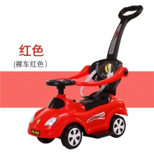新款儿童电动四轮车手推万向轮滑行车扭扭车宝宝溜溜车1-5岁