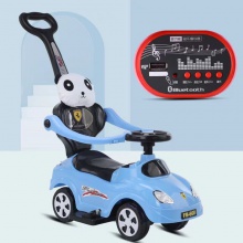 新款手推电动音乐蓝牙车宝宝车伸缩脚踏女儿童手推车扭扭