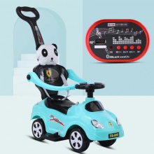 新款手推电动音乐蓝牙车宝宝车伸缩脚踏女儿童手推车扭扭