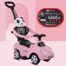 新款手推电动音乐蓝牙车宝宝车伸缩脚踏女儿童手推车扭扭
