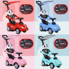 新款手推电动音乐蓝牙车宝宝车伸缩脚踏女儿童手推车扭扭