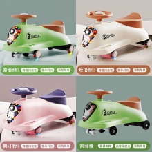 儿童扭扭车滑行车1-3-6岁男女宝宝学步车溜溜车2岁摇摆车抖音同款