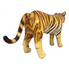 定制生产PVC新款儿童卡通充气仿真动物模型道具充气玩具老虎