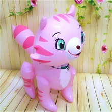 pvc材质 大号充气玩具 充气草莓猫 儿童充气玩具