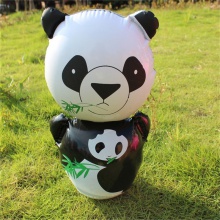 充气不倒翁广告气模吹气公仔卡通动物牙膏小猪熊猫打击柱玩具