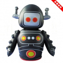 儿童充气机器人模型玩具现货 pvc充气机器人地摊热卖