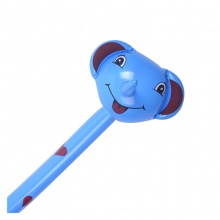 PVC充气儿童卡通动物头长棒玩具 夜市公园地推礼品充气玩具