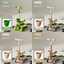 儿童滑板车可坐万向轮多功能宝宝滑行三轮车男女孩手推车遛娃神器