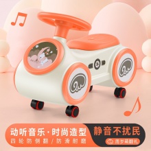 儿童扭扭车溜溜车滑行车1-5岁宝宝万向轮静音轮可坐人灯光音乐
