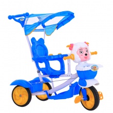 多功能儿童三轮车卡通小孩婴儿手推车四合一儿童脚踏车