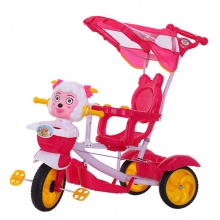 多功能儿童三轮车卡通小孩婴儿手推车四合一儿童脚踏车