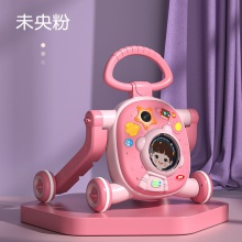 学步车防O型腿宝宝助步手推学走路三合一防侧翻儿童学步车