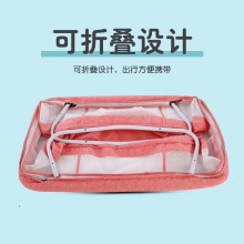 婴儿手推车床带推把八轮子可移动小床带蚊帐休闲推车夏季