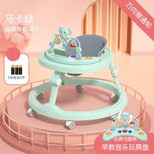 学步车防o型腿婴儿多功能防侧翻7-18个月宝宝可坐可推助步手推车