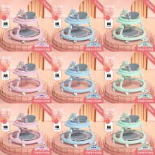 学步车防o型腿婴儿多功能防侧翻7-18个月宝宝可坐可推助步手推车