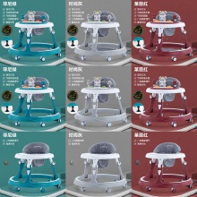 婴儿学步车防O型腿多功能防侧翻7-18月男女孩可坐可推儿童手推车