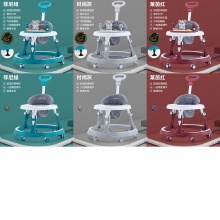 婴儿学步车防O型腿多功能防侧翻7-18月男女孩可坐可推儿童手推车