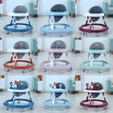 学步车防侧翻多功能婴儿手推车防O形腿宝宝儿童6-18个月助步车