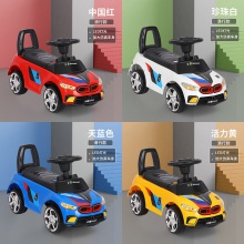 儿童滑行车可推可滑电动推车宝宝四轮滑行车防侧翻扭扭车