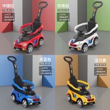 儿童滑行车可推可滑电动推车宝宝四轮滑行车防侧翻扭扭车