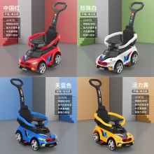 儿童滑行车可推可滑电动推车宝宝四轮滑行车防侧翻扭扭车