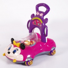 儿童四轮助步车婴幼儿米老鼠带音乐灯光学步车宝宝手推车
