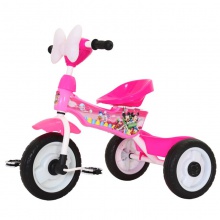 卡通儿童三轮车脚踏车小孩男女宝宝可骑轻便玩具童车三轮