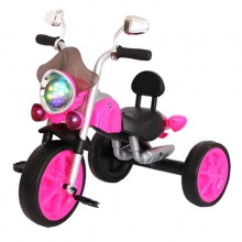 儿童脚踏玩具车骑在儿童三轮车/3轮踢婴儿男孩踏板车三轮车/儿童机动三轮车与音乐和光