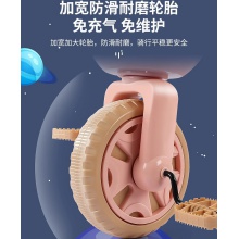 儿童三轮车1-3岁脚踏车自行车折叠灯光音乐宝宝带后兜小孩玩具