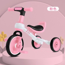 儿童三轮车 可骑可滑平衡车1-3岁宝宝防侧翻三轮脚踏车