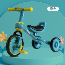 儿童三轮车 可骑可滑平衡车1-3岁宝宝防侧翻三轮脚踏车